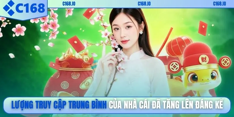 Lượng truy cập trung bình của nhà cái đã tăng lên đáng kể